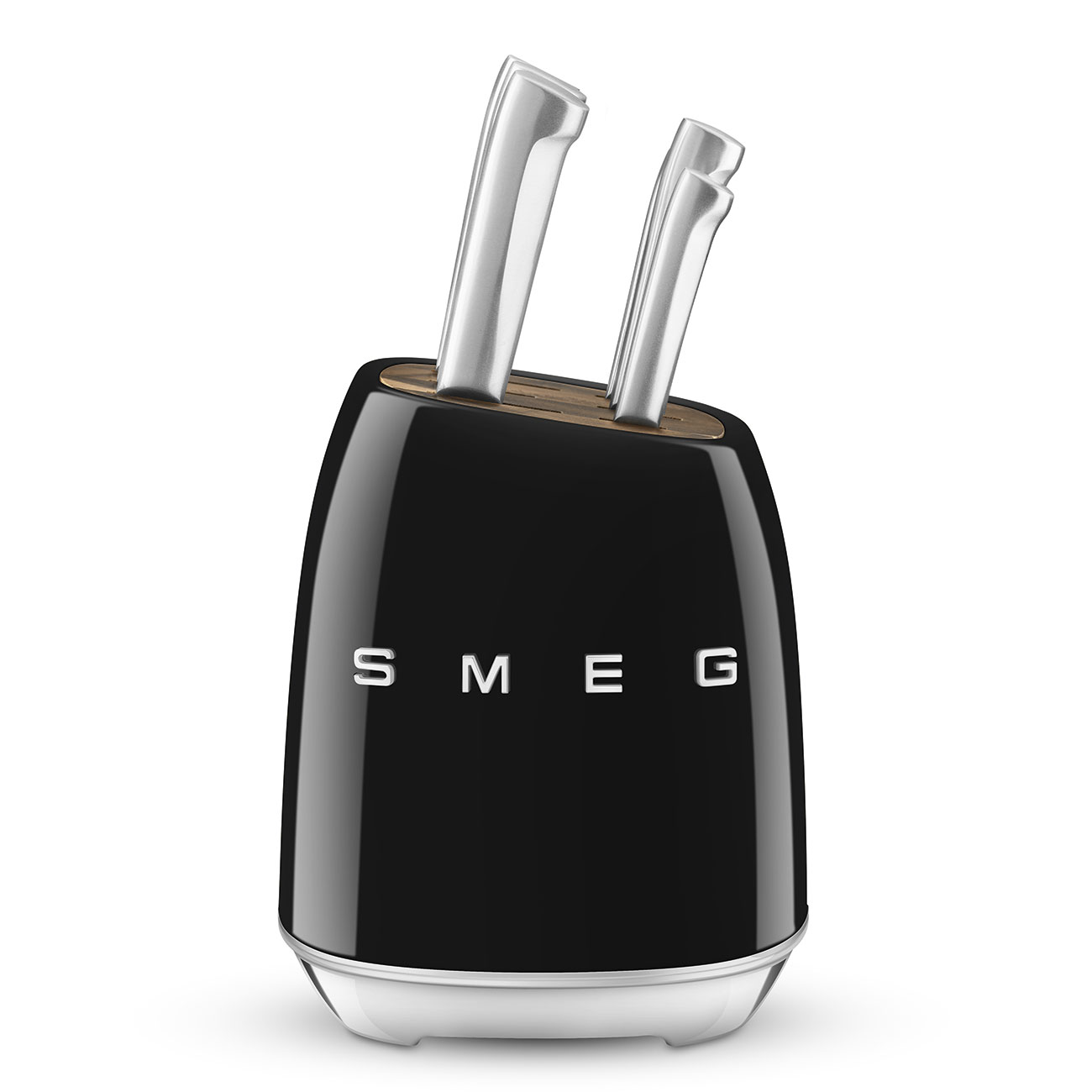 Smeg Standlı Bıçak Seti / Bıçak Bloğu - Pastel Mavi