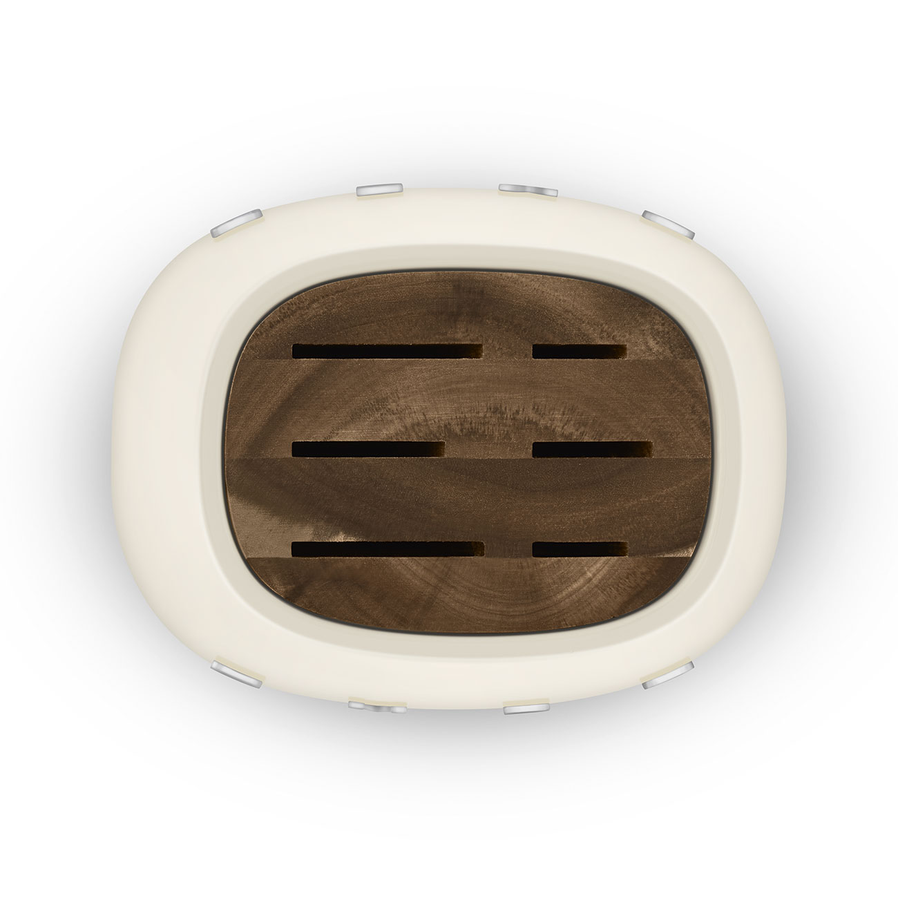 Smeg Standlı Bıçak Seti / Bıçak Bloğu - Krem - Görsel 8
