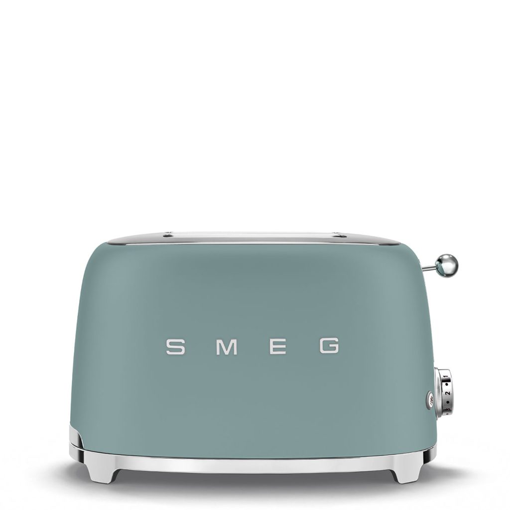 Smeg 50's Style 2 Dilim (2x1) Ekmek Kızartma Makinesi - Mat Zümrüt Yeşili