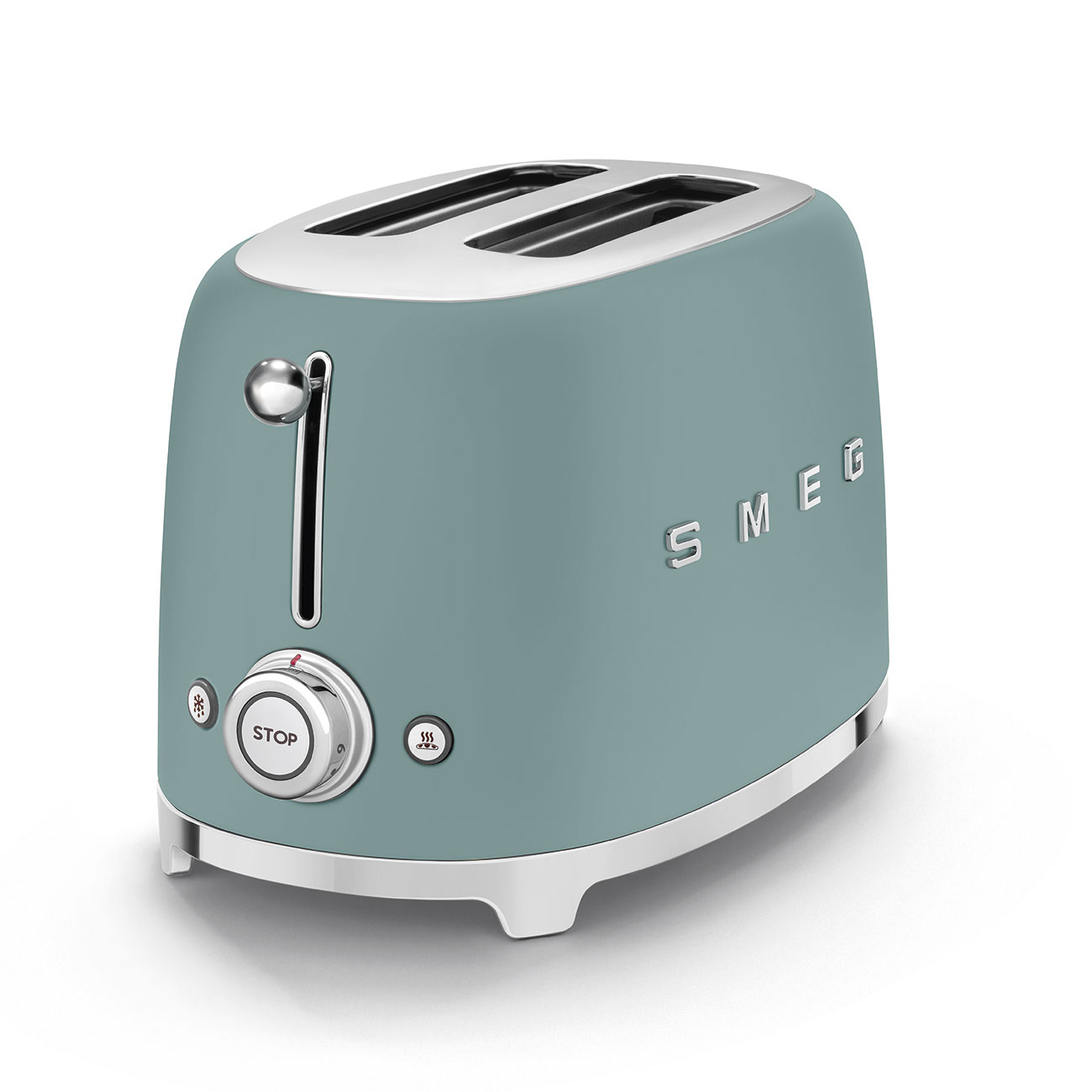 Smeg 50's Style 2 Dilim (2x1) Ekmek Kızartma Makinesi - Mat Zümrüt Yeşili - Görsel 4