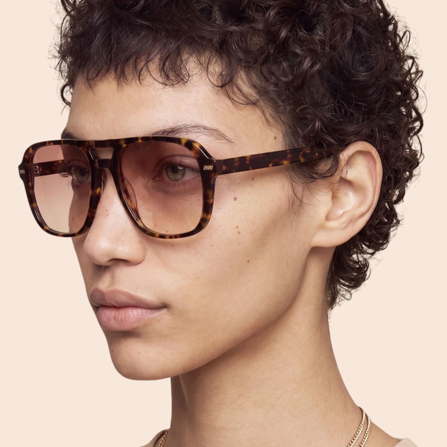 Gast Syn Havana Peach Unisex Güneş Gözlüğü - Görsel 5