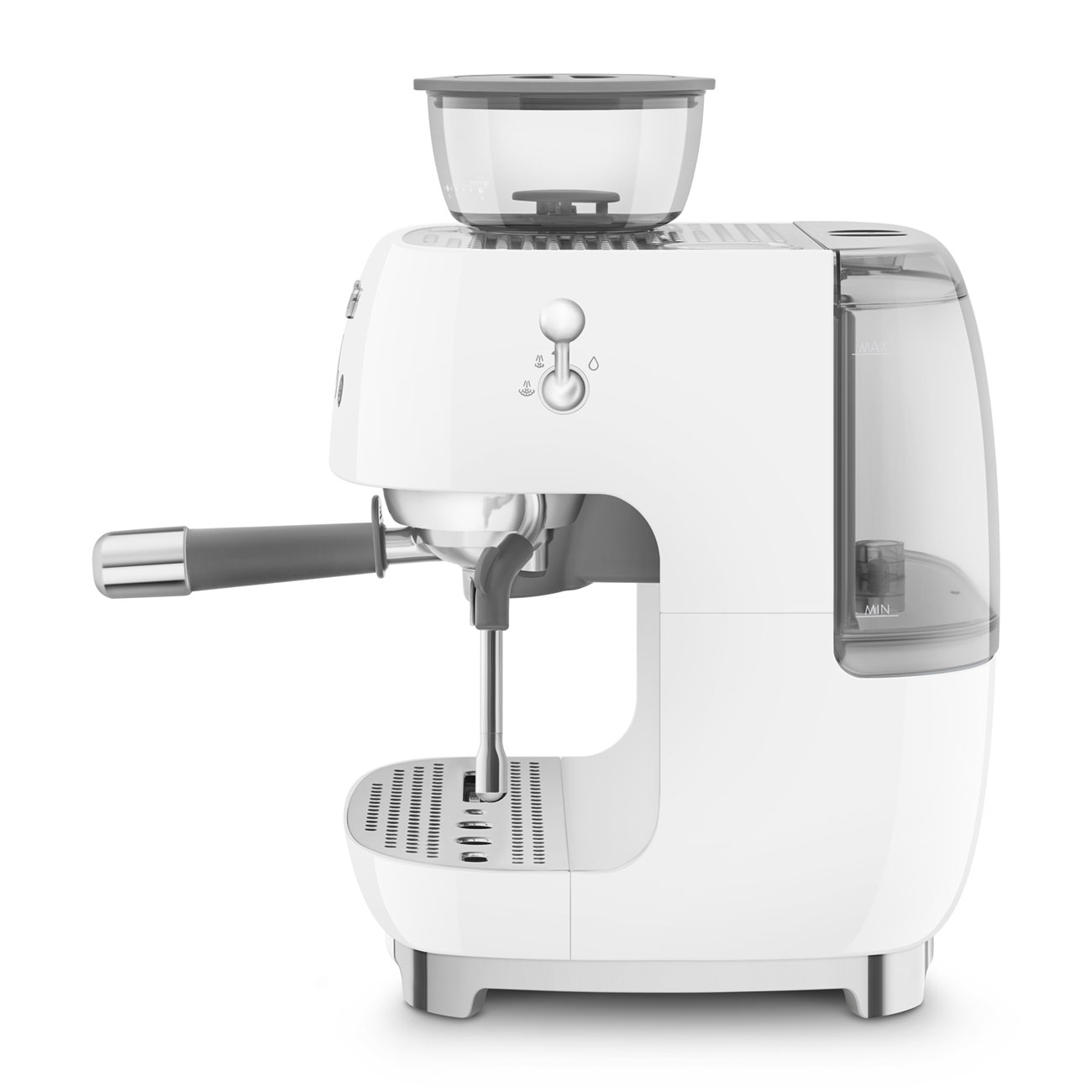 Smeg Öğütücülü Espresso Kahve Makinesi - Beyaz - Görsel 2
