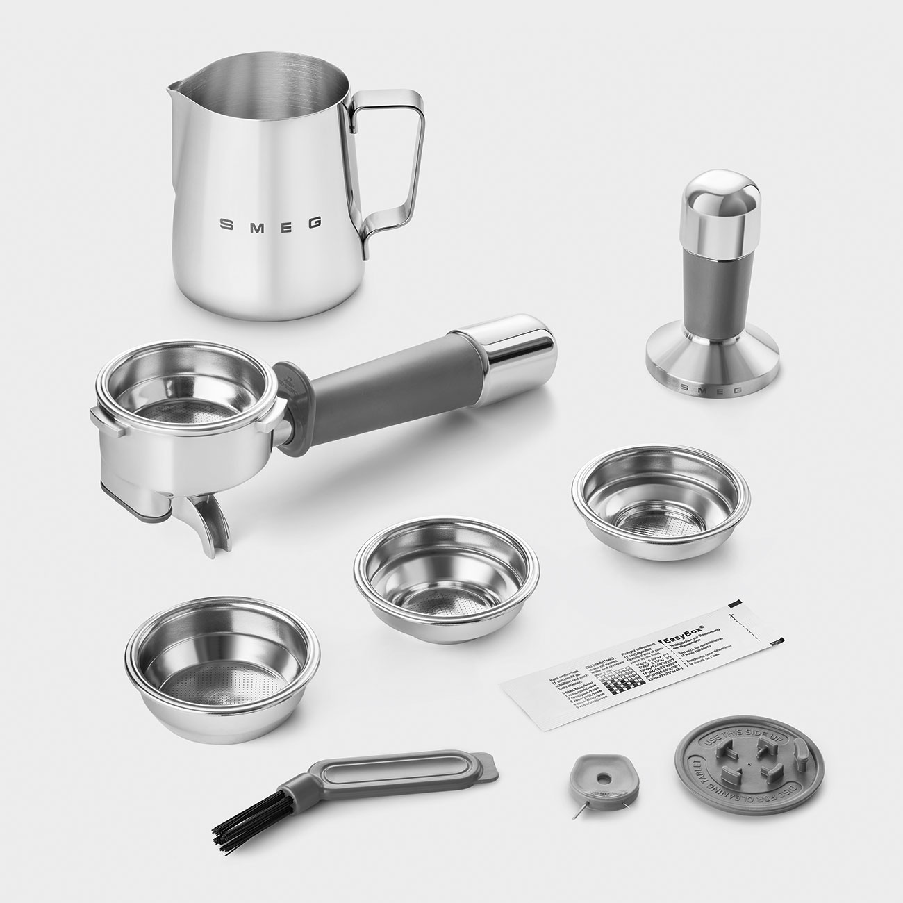Smeg Öğütücülü Espresso Kahve Makinesi - Krem - Görsel 3