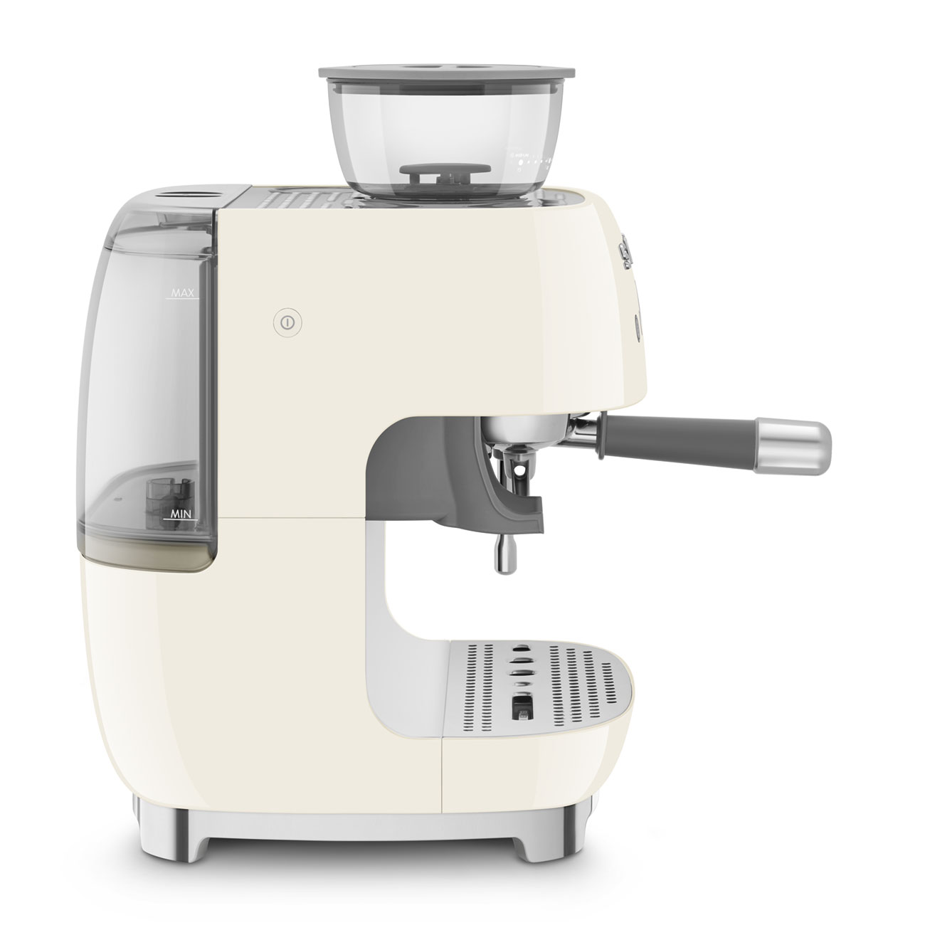 Smeg Öğütücülü Espresso Kahve Makinesi - Krem - Görsel 4