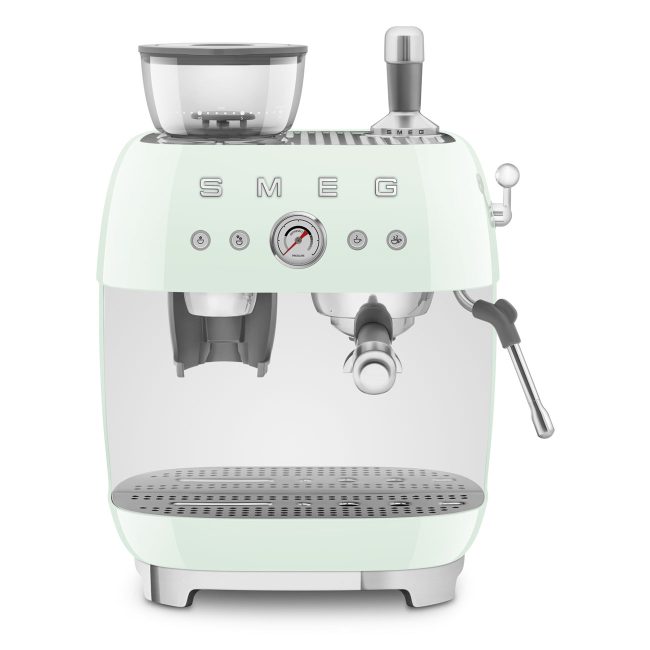 Smeg Öğütücülü Espresso Kahve Makinesi - Pastel Yeşil