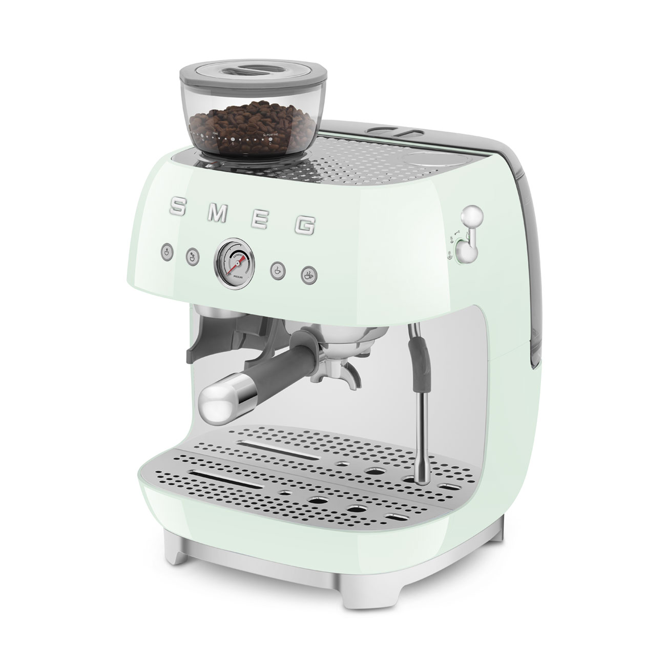 Smeg Öğütücülü Espresso Kahve Makinesi - Pastel Yeşil - Görsel 10