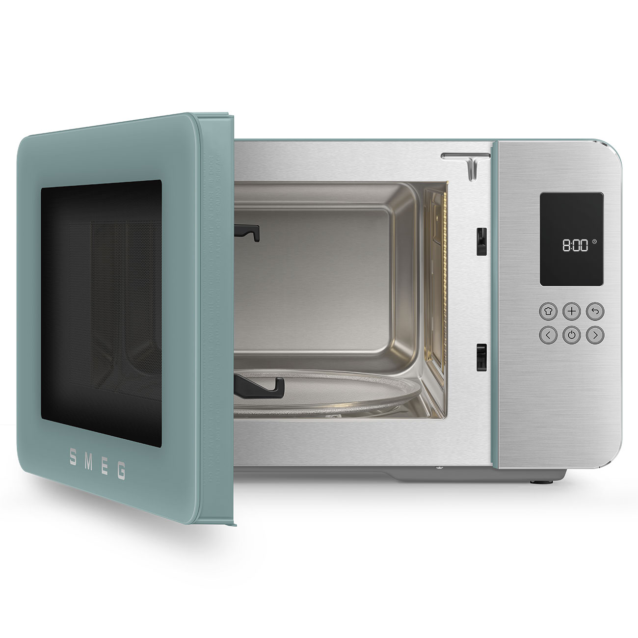 Smeg Mikrodalga Fırın - Zümrüt Yeşil 3 Smeg Mikrodalga Fırın - Zümrüt Yeşil - Görsel 2