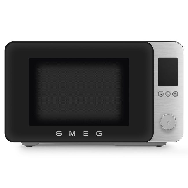 Smeg Mikrodalga Kombi Fırın - Mat Siyah