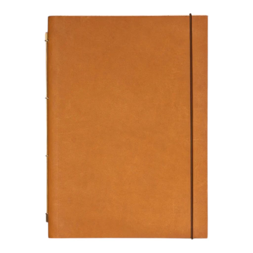 Novum Organum L Gold Deri Not Defteri | Lüks Doldurulabilir Defter