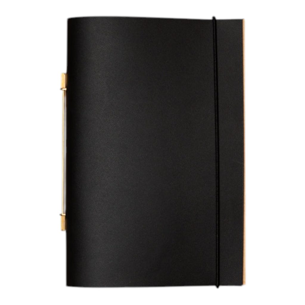 Novum Organum S Siyah Deri Not Defteri - Robusto Black | Yeniden Doldurulabilir Defter