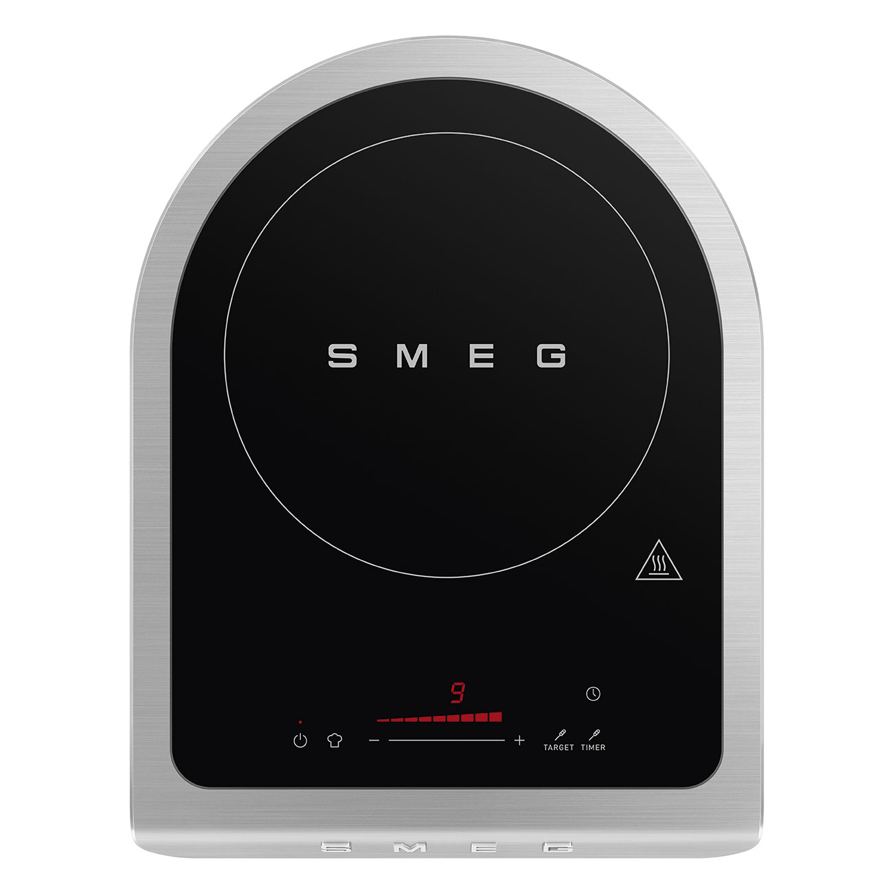 Smeg Portatif İndüksiyonlu Ocak - Mat Beyaz - Görsel 2