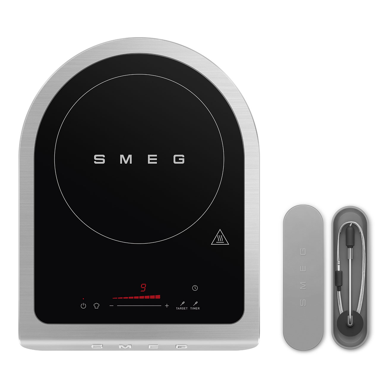 Smeg Portatif İndüksiyonlu Ocak - Mat Beyaz - Görsel 8