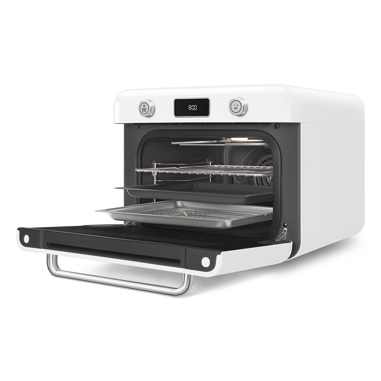 Smeg Galileo Tezgâh Üstü Kombi Buharlı Fırın - Beyaz - Görsel 6