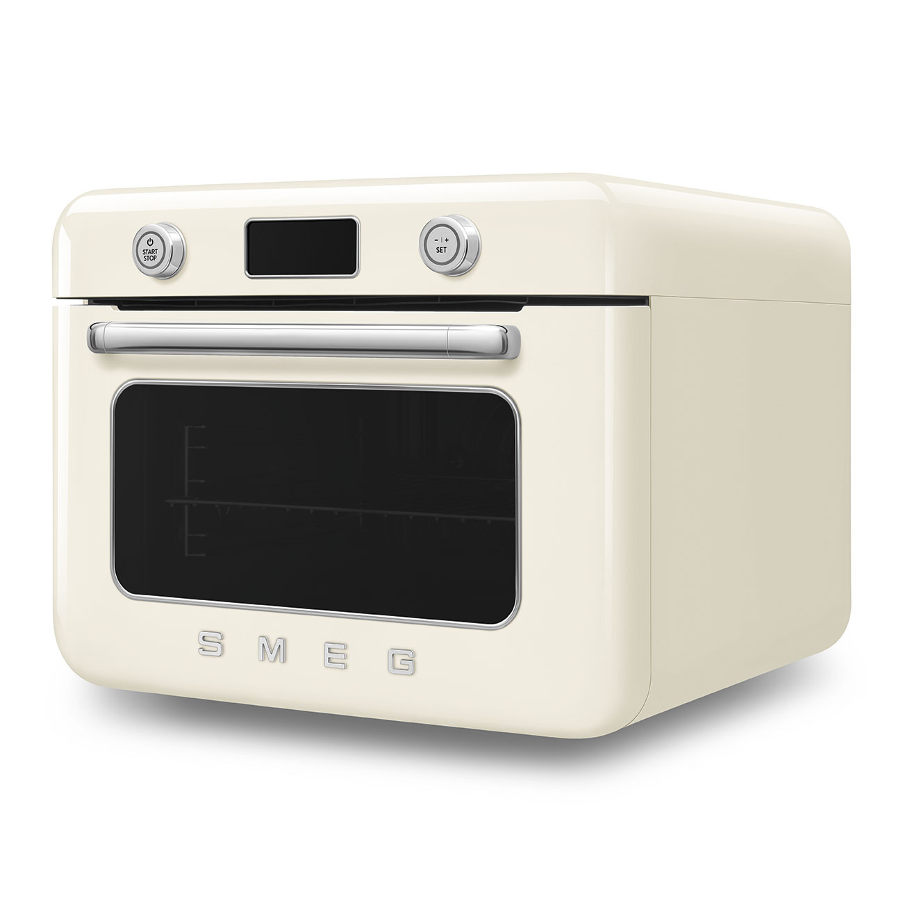 Smeg Galileo Tezgâh Üstü Kombi Buharlı Fırın - Krem - Görsel 2