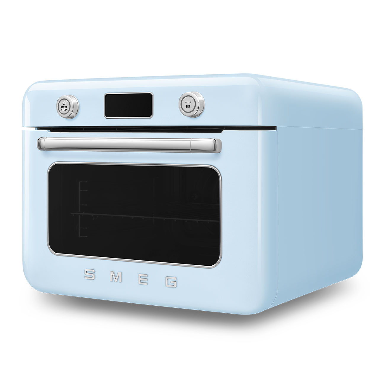 Smeg Galileo Tezgâh Üstü Kombi Buharlı Fırın - Pastel Mavi 3 Smeg Galileo Tezgâh Üstü Kombi Buharlı Fırın - Pastel Mavi - Görsel 2