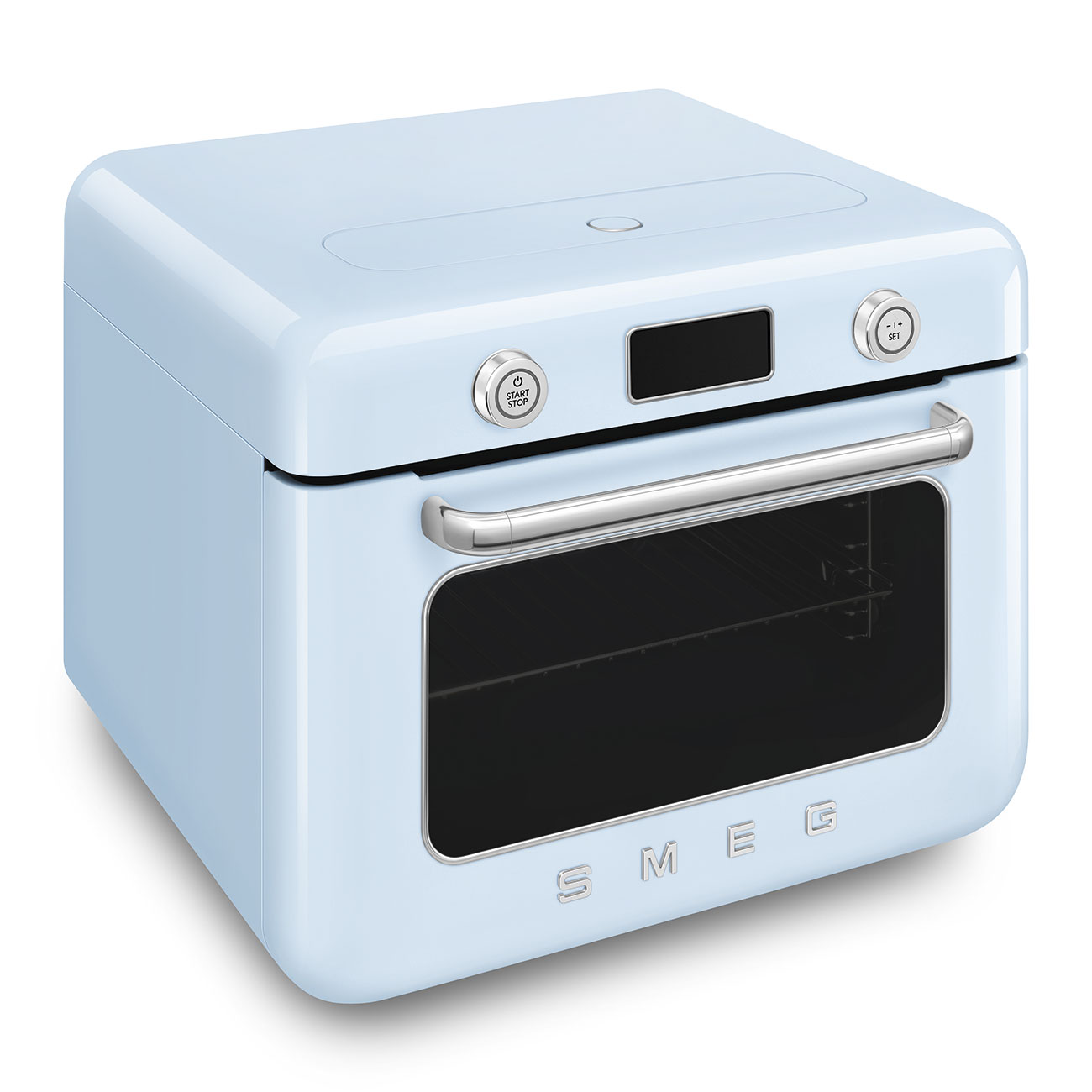 Smeg Galileo Tezgâh Üstü Kombi Buharlı Fırın - Pastel Mavi 5 Smeg Galileo Tezgâh Üstü Kombi Buharlı Fırın - Pastel Mavi - Görsel 3