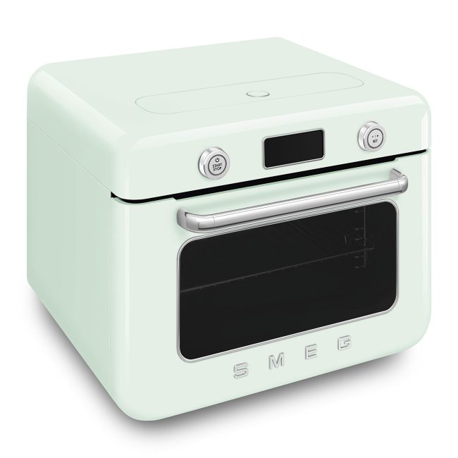 retro serisi solo kombi buharli firin pastel yesil 80536