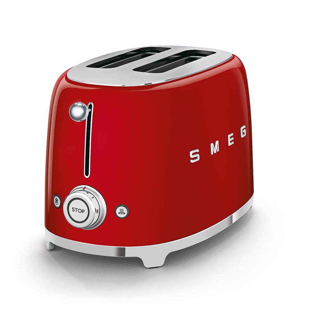 Smeg 50's Style 2 Dilim (2x1) Ekmek Kızartma Makinesi - Kırmızı - Görsel 2