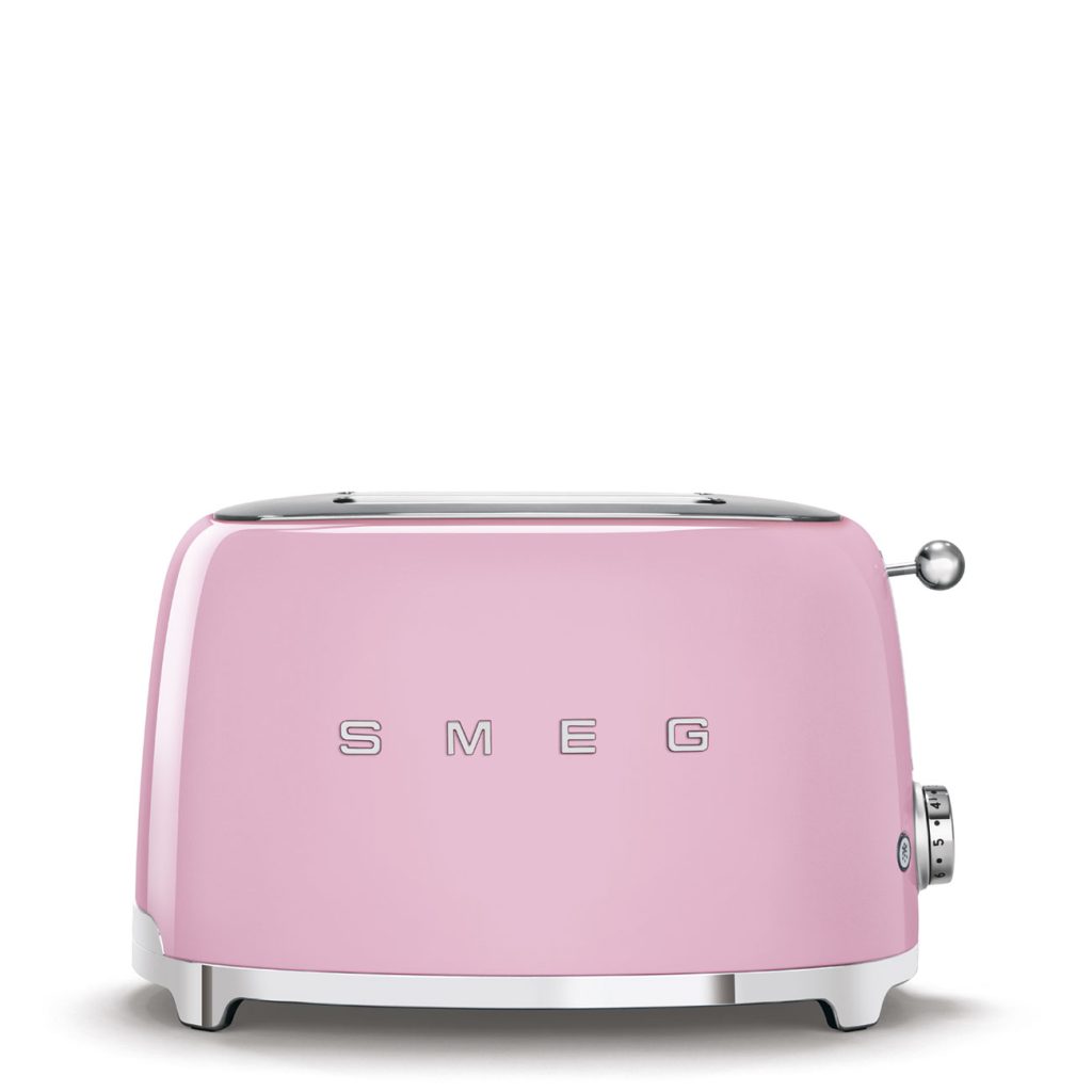 Smeg 50's Style 2 Dilim (2x1) Ekmek Kızartma Makinesi - Pembe