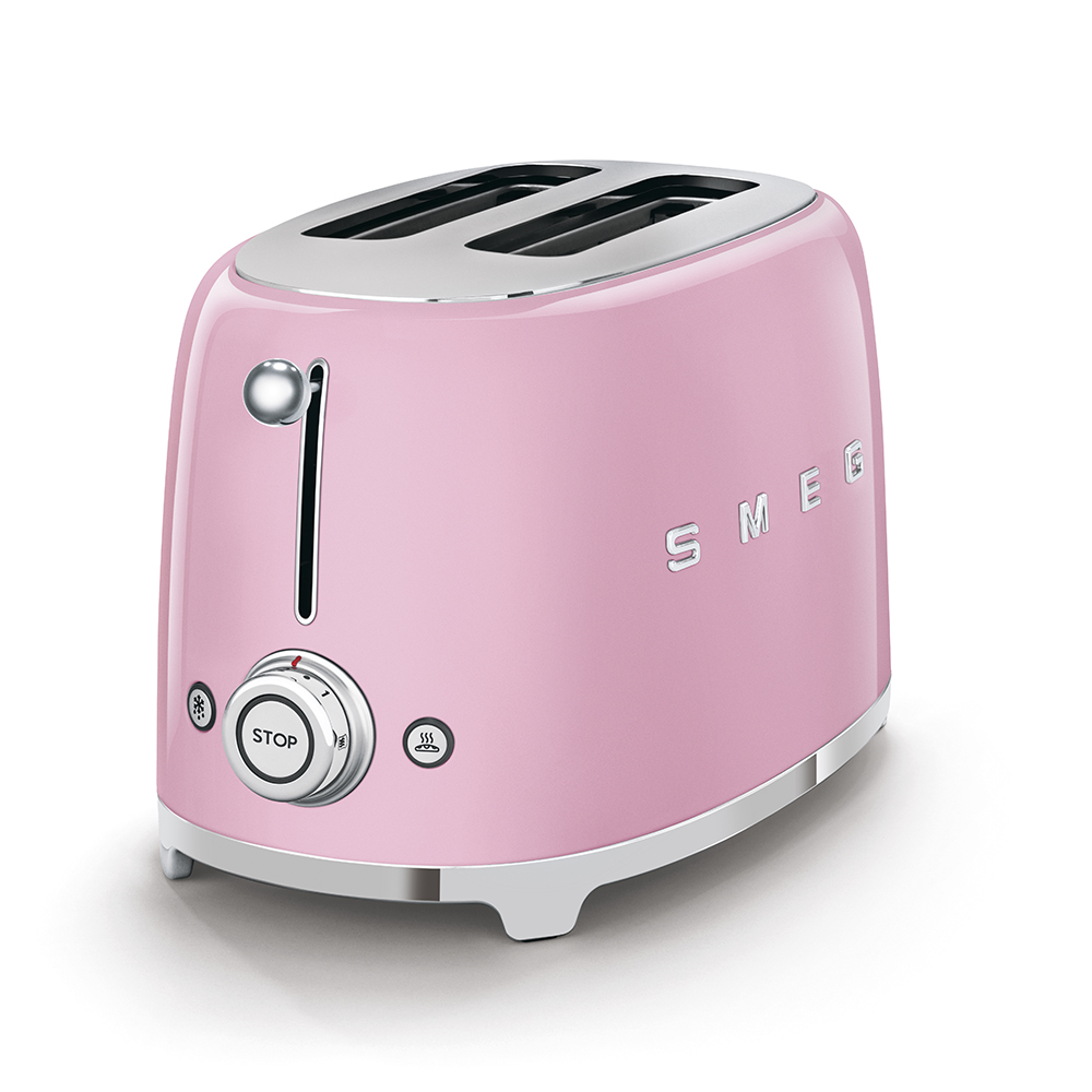 Smeg 50's Style 2 Dilim (2x1) Ekmek Kızartma Makinesi - Pembe - Görsel 2