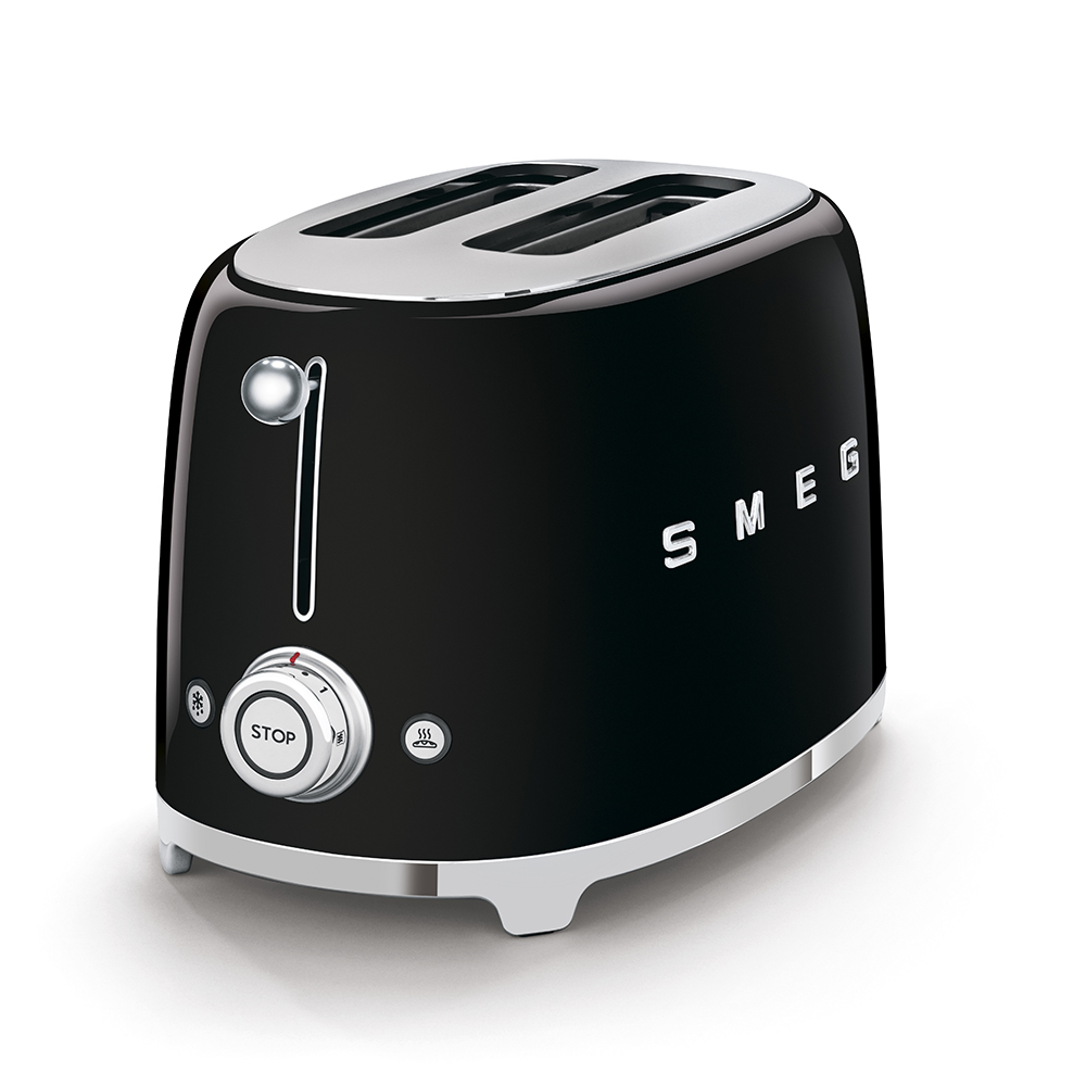 Smeg 50's Style 2 Dilim (2x1) Ekmek Kızartma Makinesi - Siyah - Görsel 2