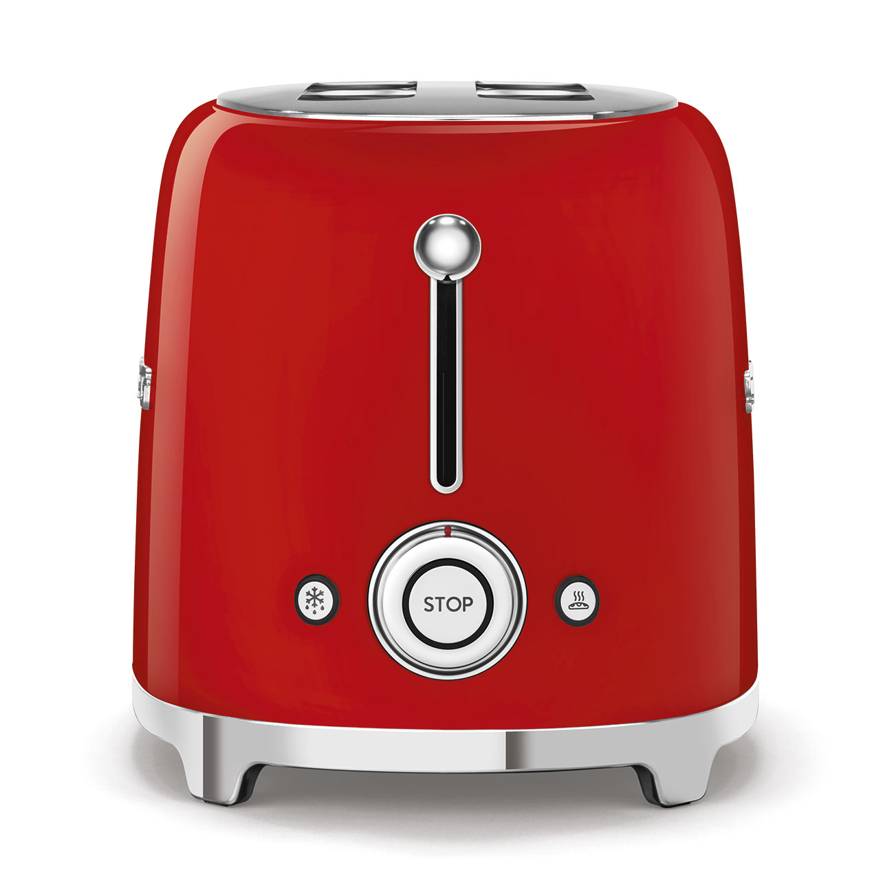 Smeg 50's Style 4 Dilim (2x2 Uzun Yuvalı) Ekmek Kızartma Makinesi - Kırmızı - Görsel 3