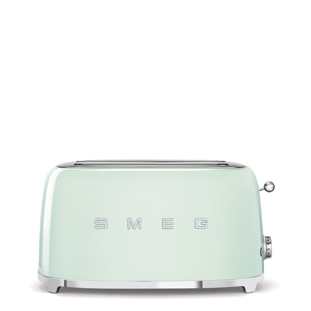 Smeg 50's Style 4 Dilim (2x2 Uzun Yuvalı) Ekmek Kızartma Makinesi - Pastel Yeşil