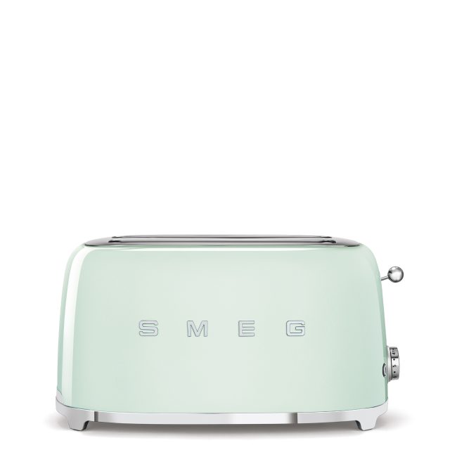 Smeg 50's Style 4 Dilim (2x2 Uzun Yuvalı) Ekmek Kızartma Makinesi - Pastel Yeşil