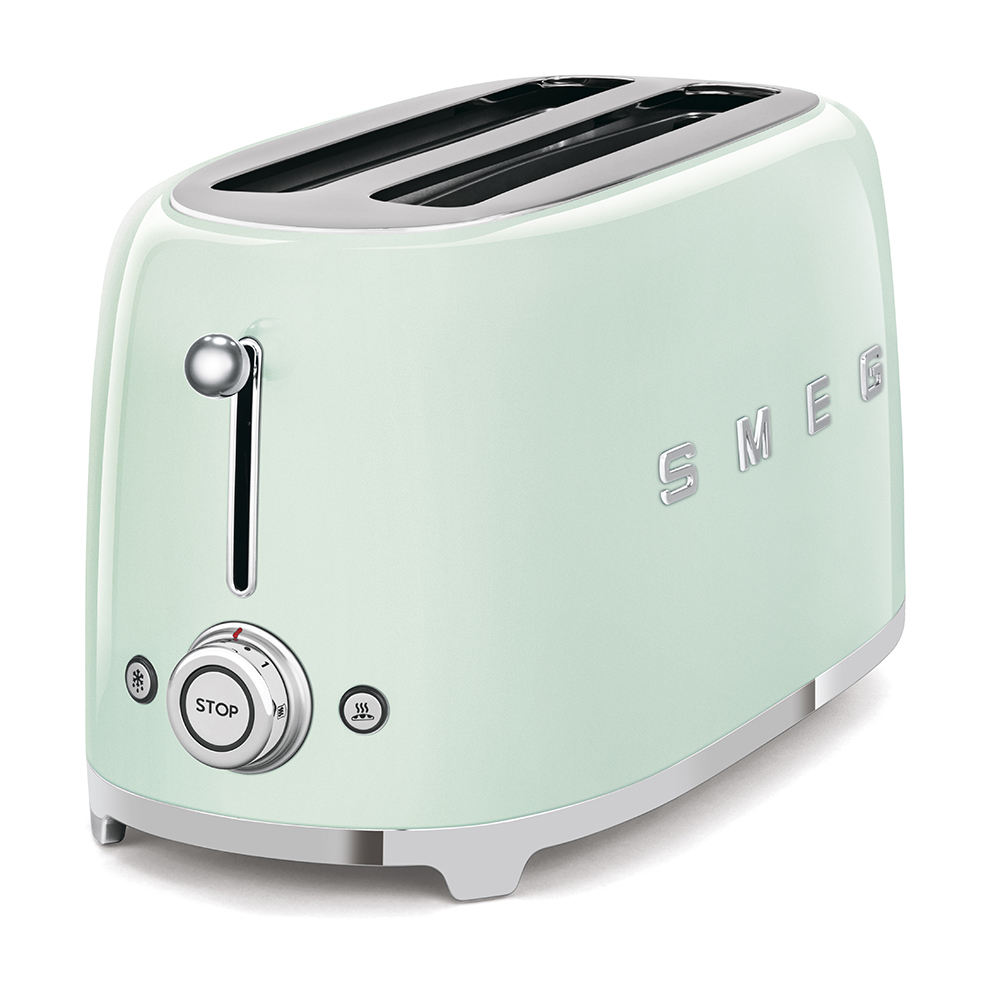 Smeg 50's Style 4 Dilim (2x2 Uzun Yuvalı) Ekmek Kızartma Makinesi - Pastel Yeşil - Görsel 3