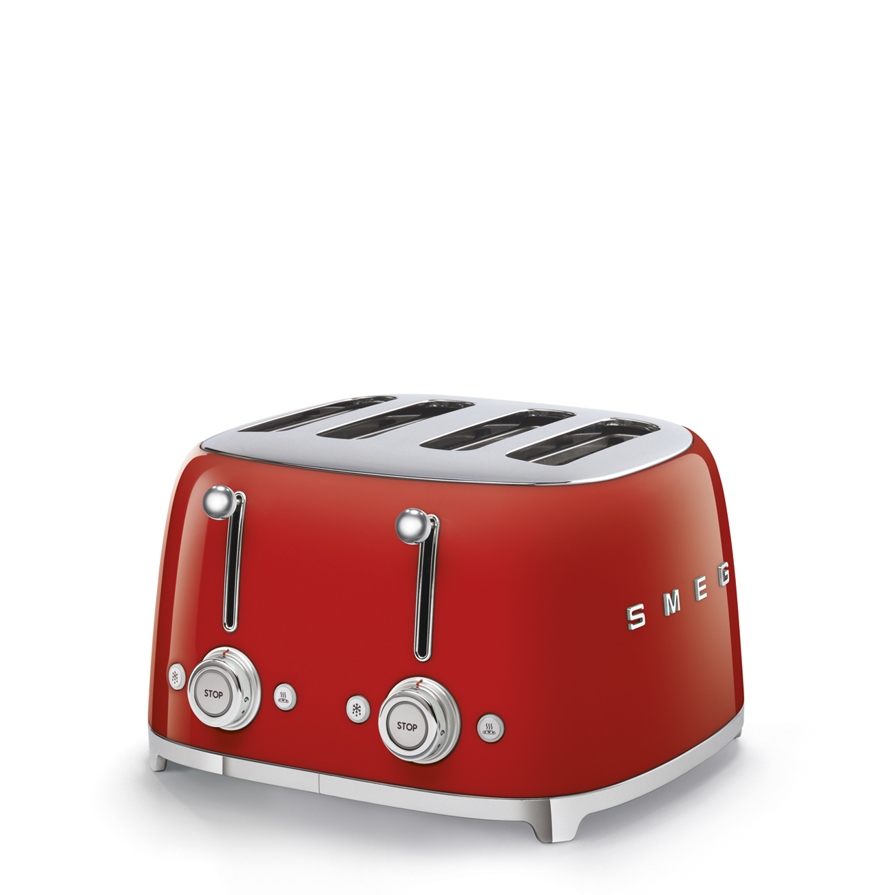 Smeg 50's Style 4 Dilim (4x1) Ekmek Kızartma Makinesi - Kırmızı