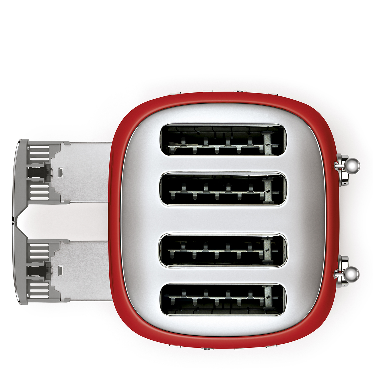 Smeg 50's Style 4 Dilim (4x1) Ekmek Kızartma Makinesi - Kırmızı - Görsel 2