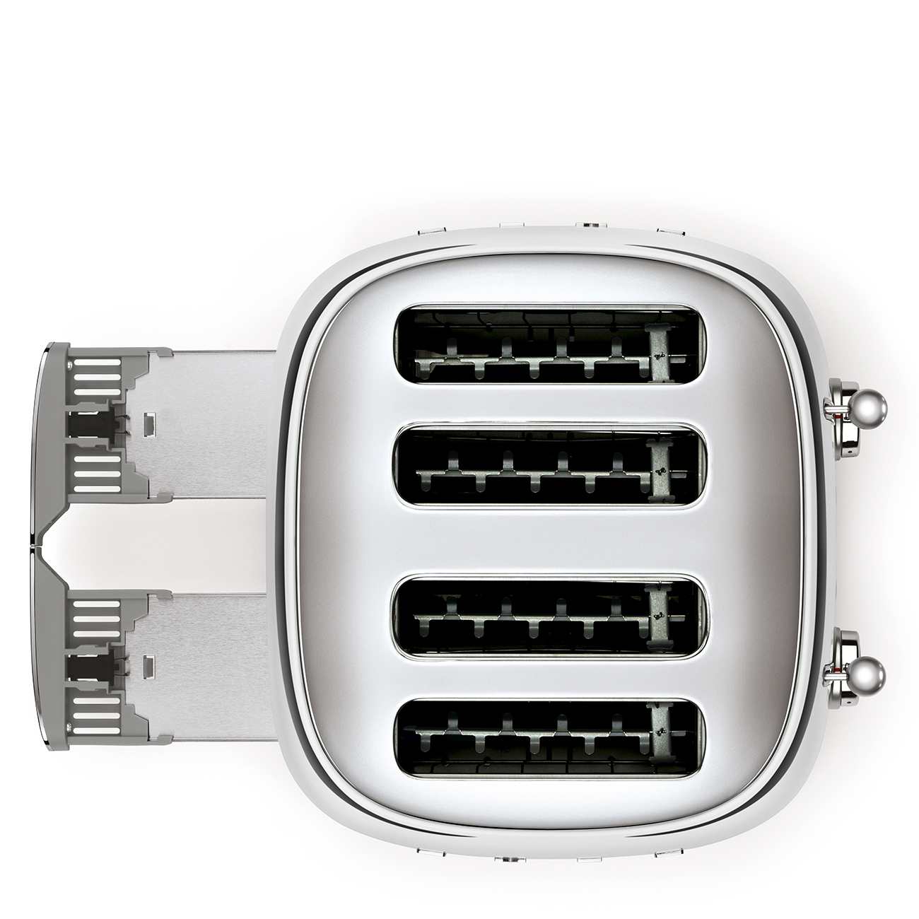 Smeg 50's Style 4 Dilim (4x1) Ekmek Kızartma Makinesi - Paslanmaz Çelik - Görsel 2