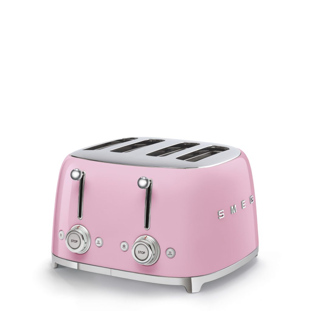 Smeg 50's Style 4 Dilim (4x1) Ekmek Kızartma Makinesi - Pembe