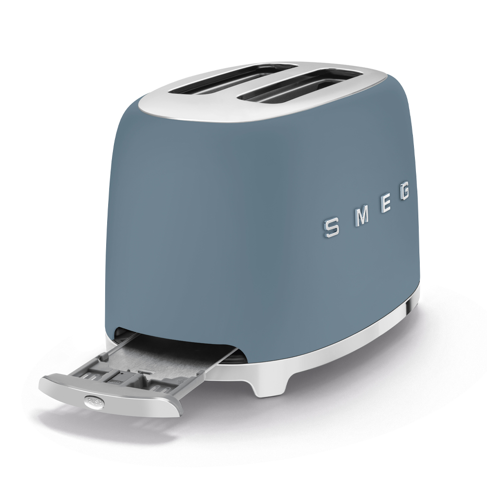 Smeg 50's Style 2 Dilim (2x1) Ekmek Kızartma Makinesi - Mat Fırtına Mavisi - Görsel 2