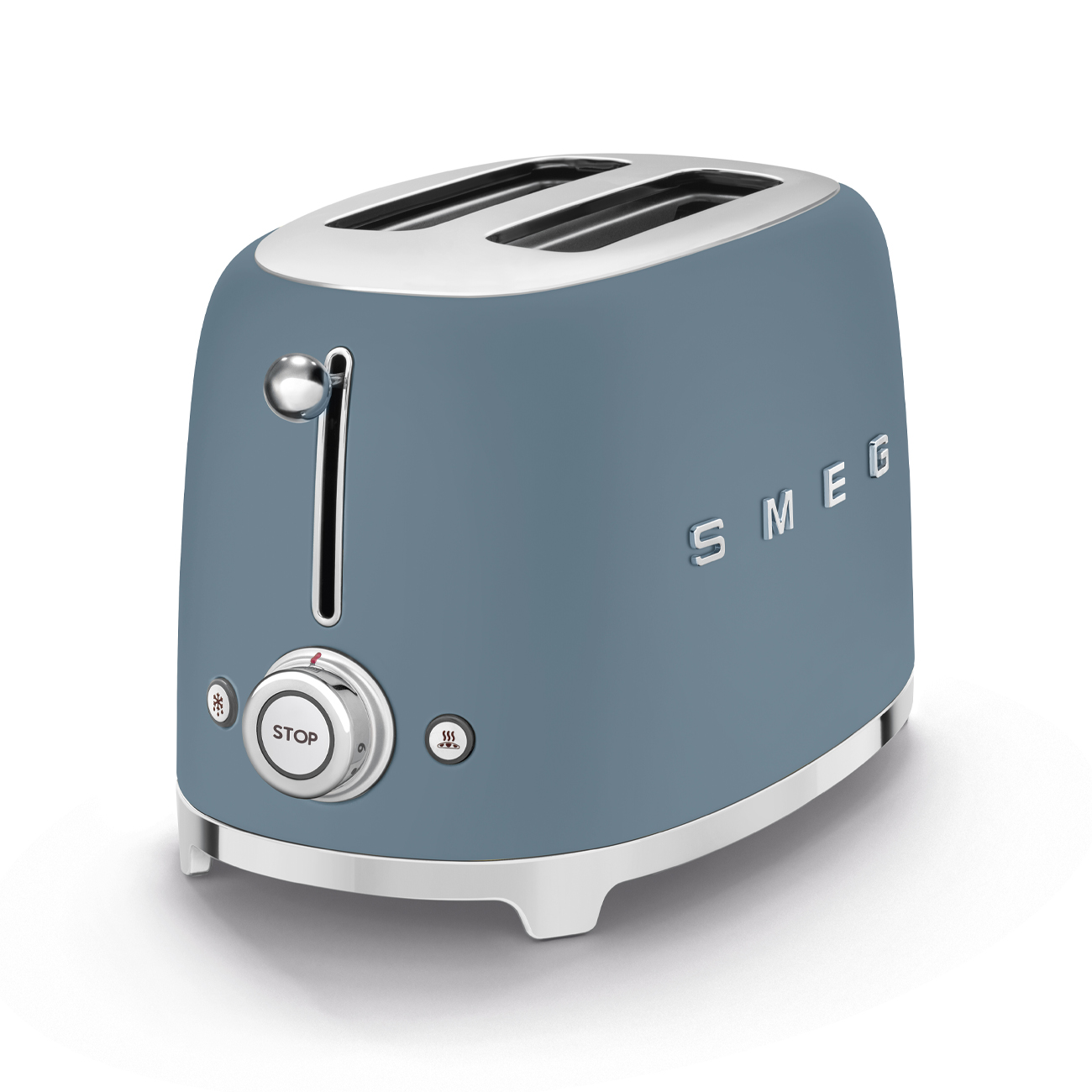 Smeg 50's Style 2 Dilim (2x1) Ekmek Kızartma Makinesi - Mat Fırtına Mavisi - Görsel 3