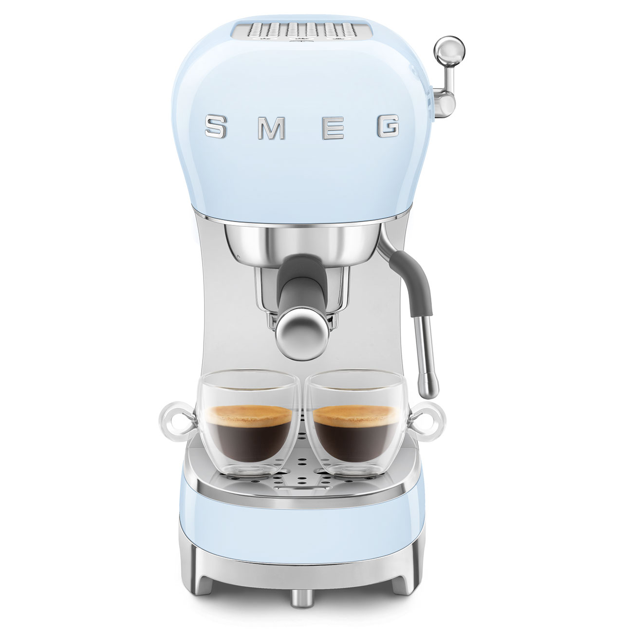 Smeg Standart Espresso Kahve Makinesi - Pastel Mavi - Görsel 6
