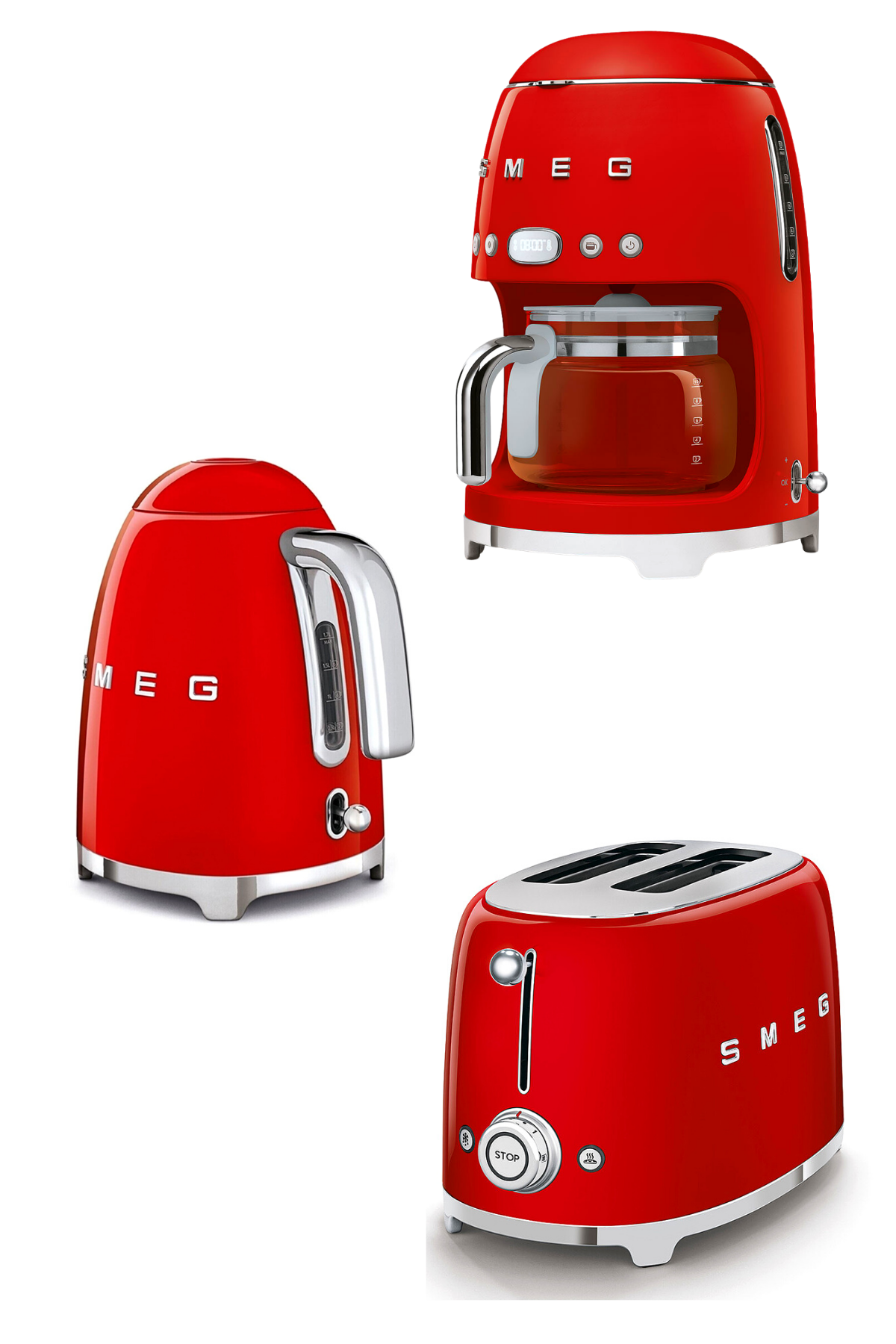 Smeg Standart Filtre Kahve Makinesi - Kırmızı - Görsel 5