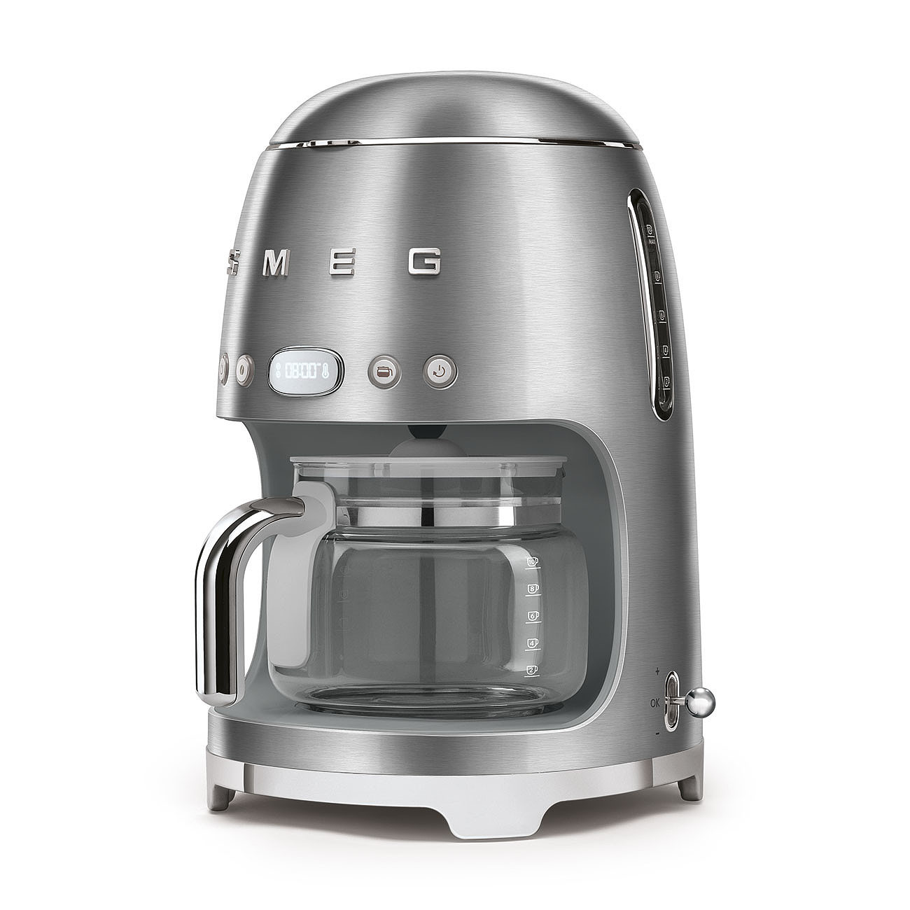 Smeg Standart Filtre Kahve Makinesi - Krom - Görsel 2