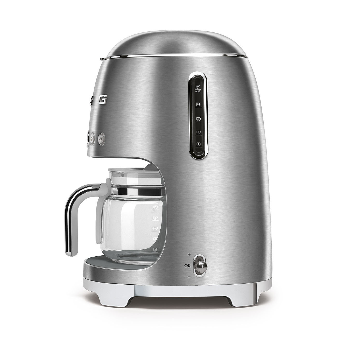 Smeg Standart Filtre Kahve Makinesi - Krom - Görsel 3