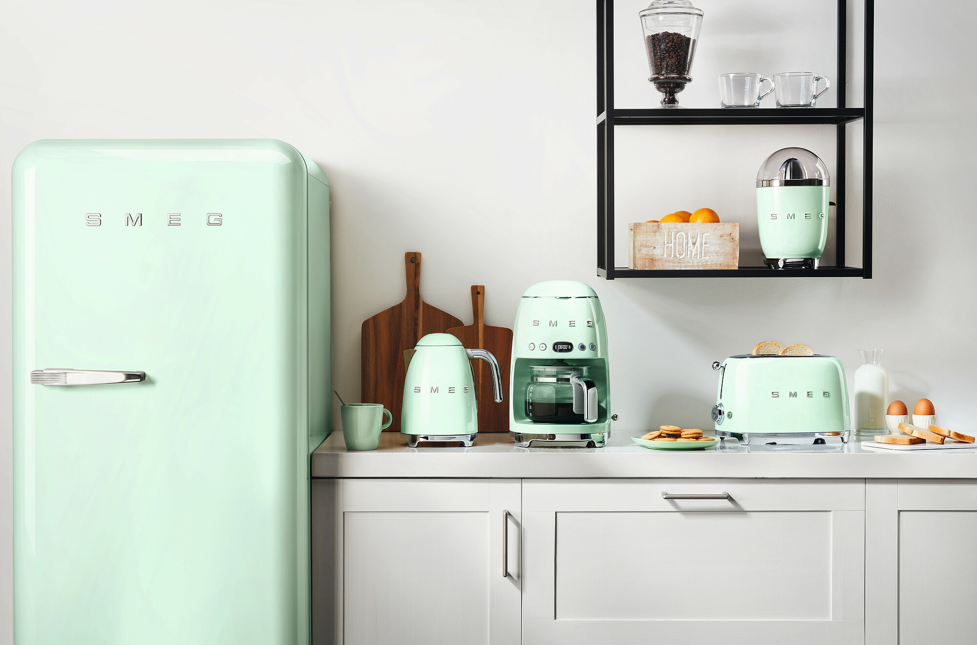 Smeg Standart Filtre Kahve Makinesi - Pastel Yeşil - Görsel 6