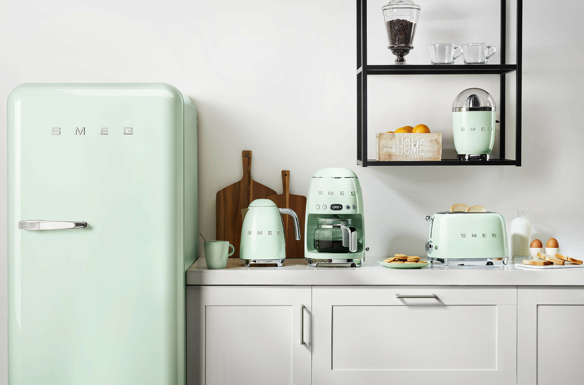 Smeg Standart Filtre Kahve Makinesi - Pastel Yeşil - Görsel 7