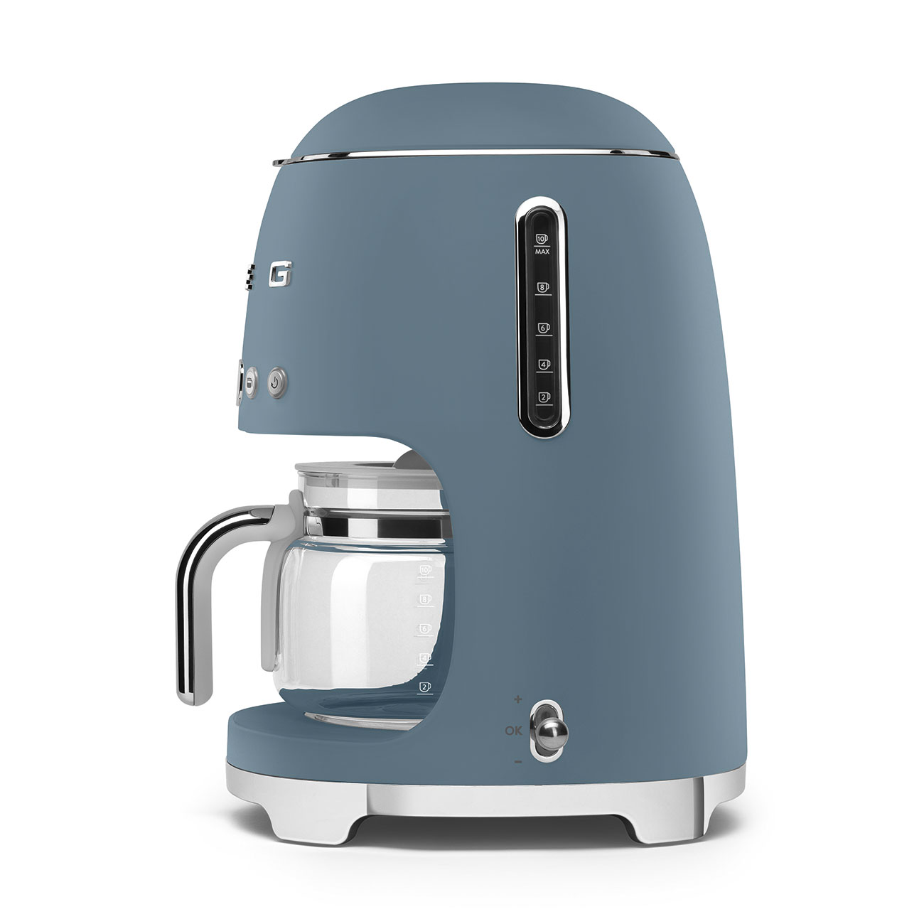 Smeg Standart Filtre Kahve Makinesi - Storm Blue Matt - Görsel 2