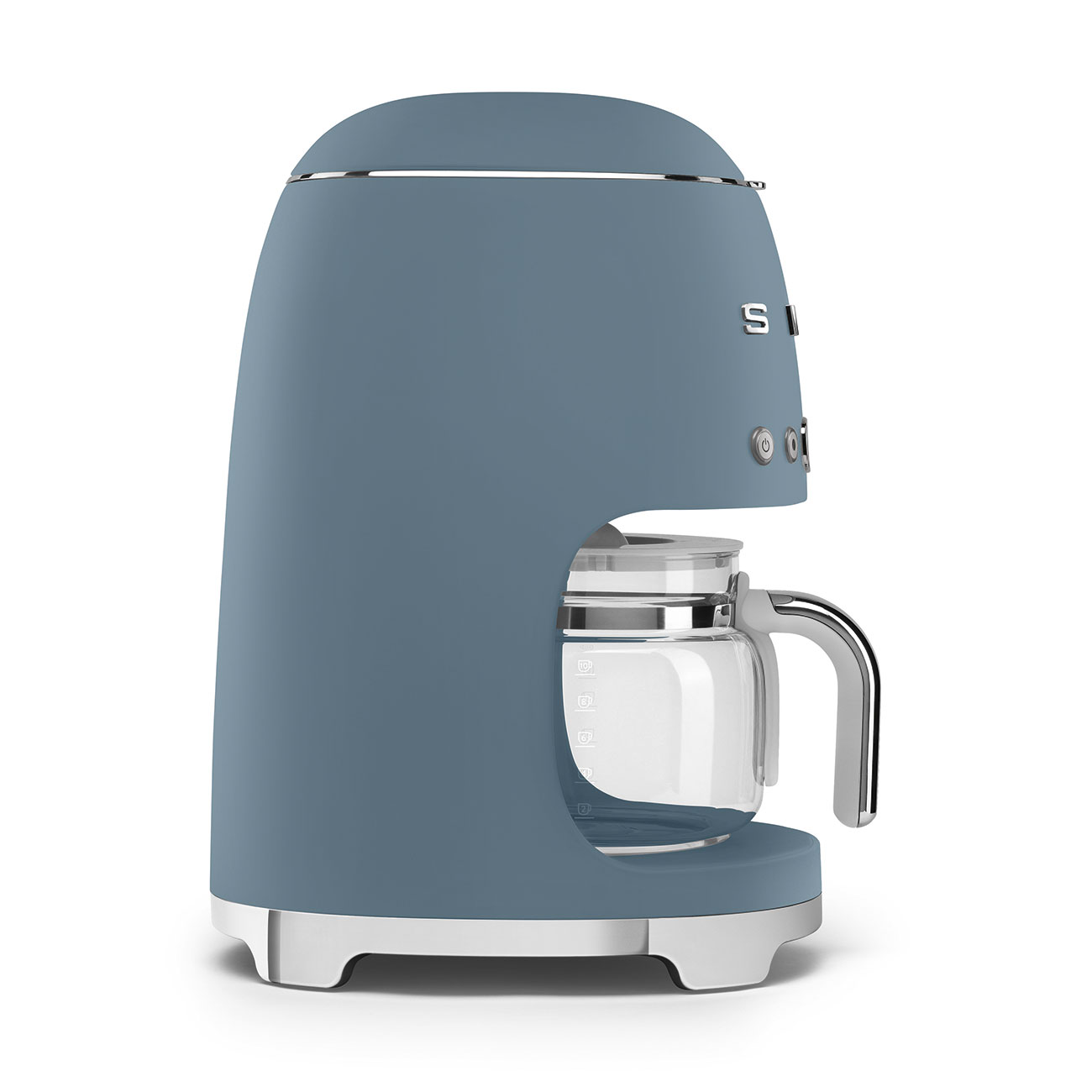 Smeg Standart Filtre Kahve Makinesi - Storm Blue Matt - Görsel 3