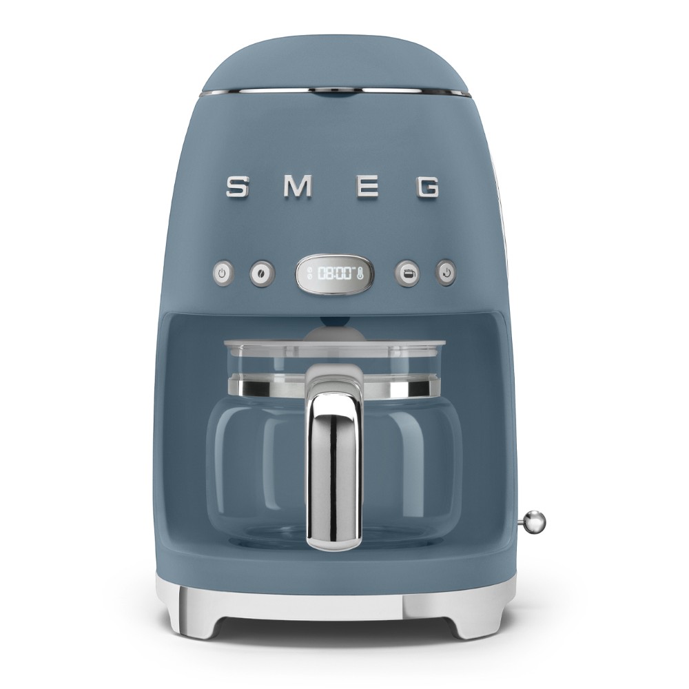 Smeg Standart Filtre Kahve Makinesi - Storm Blue Matt (Mat Fırtına Mavisi)