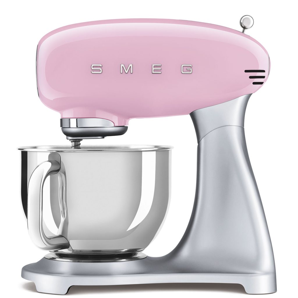 Smeg 50's Style Standart Hamur Yoğurma & Mutfak Şefi - Pembe