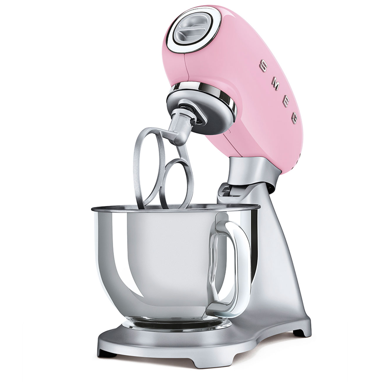 Smeg 50's Style Standart Hamur Yoğurma & Mutfak Şefi - Pembe - Görsel 2