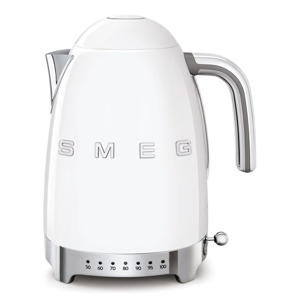Smeg Standart Isı Ayarlı Kettle (1.7 Litre) - Beyaz