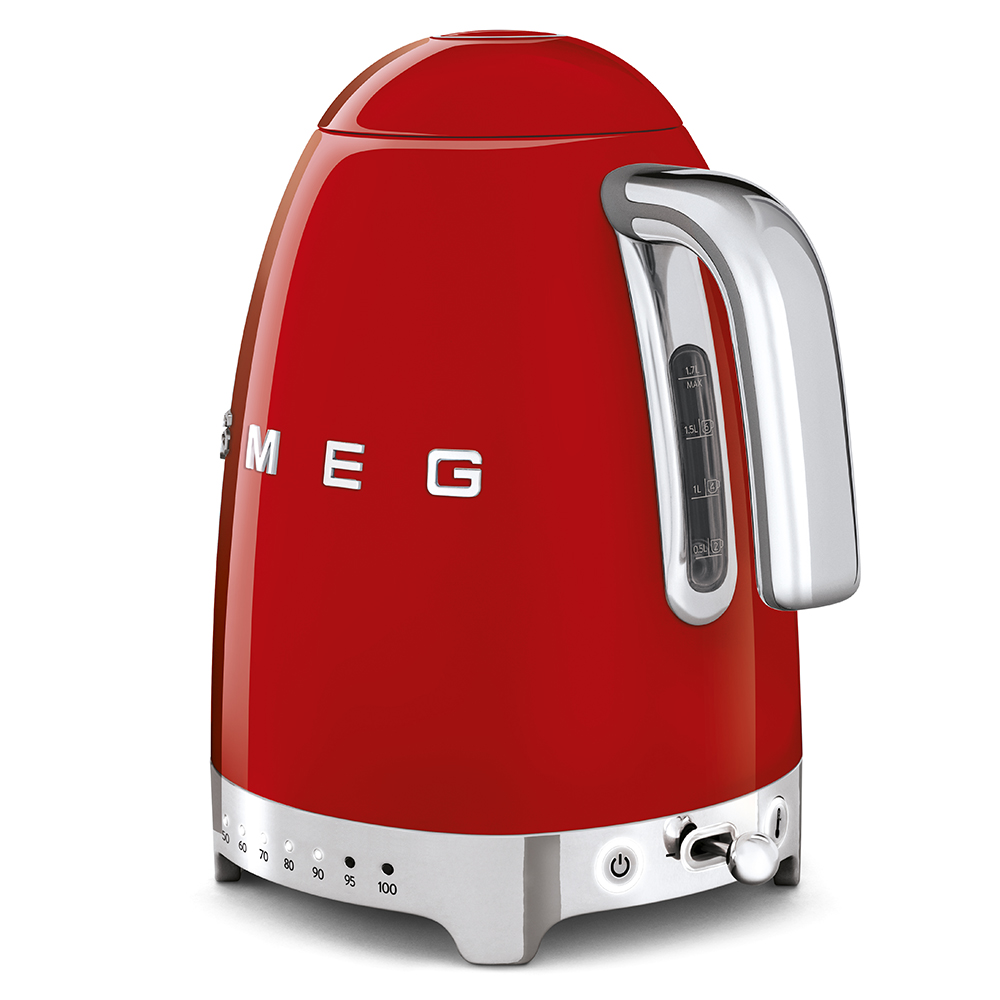 Smeg Standart Isı Ayarlı Kettle (1.7 Litre) - Kırmızı - Görsel 3