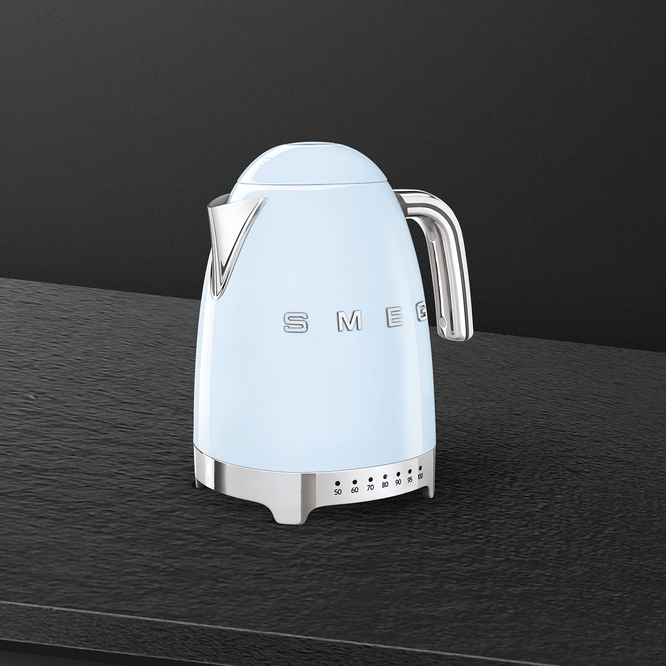 Smeg Standart Isı Ayarlı Kettle (1.7 Litre) - Pastel Mavi - Görsel 4