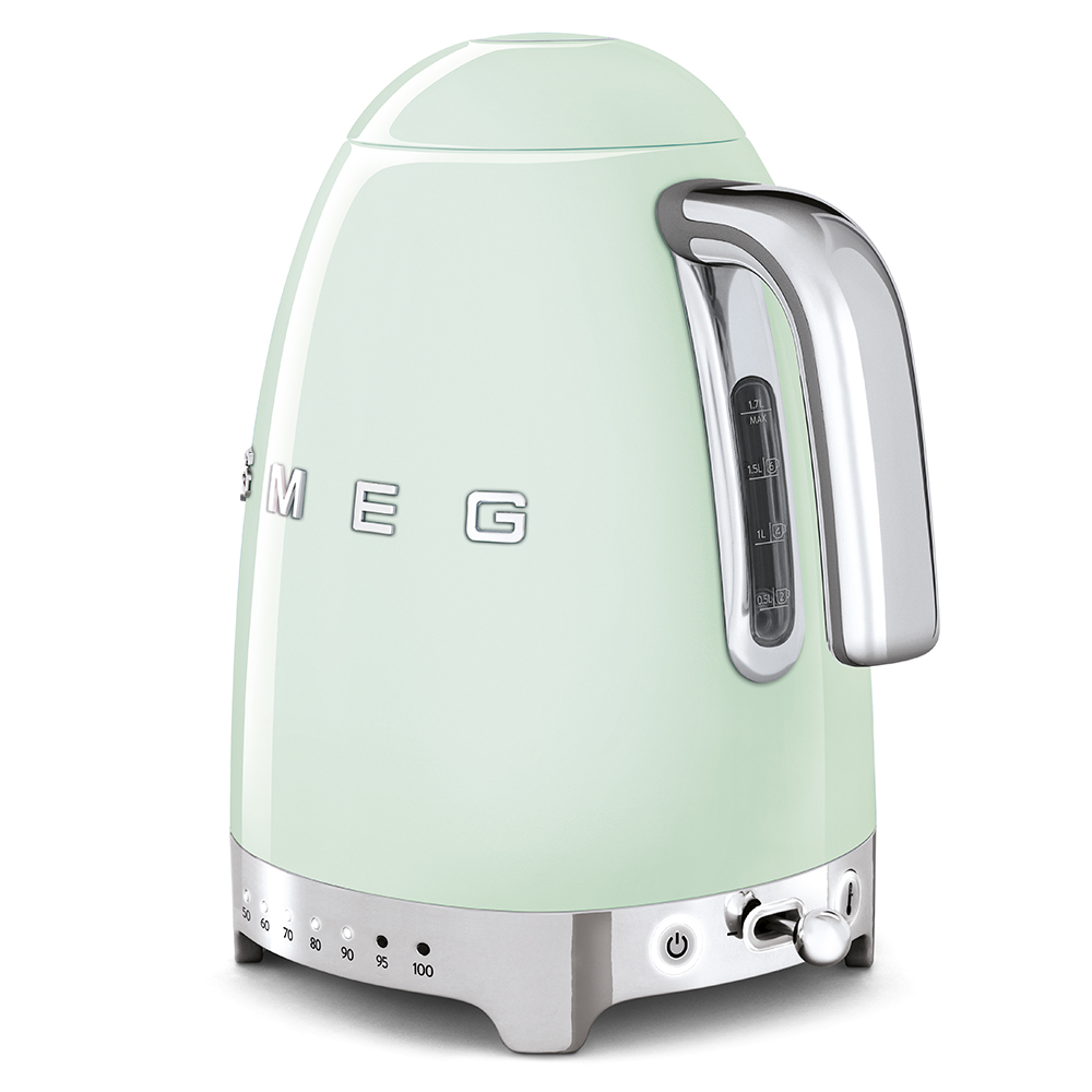 Smeg Standart Isı Ayarlı Kettle (1.7 Litre) - Pastel Yeşil - Görsel 3